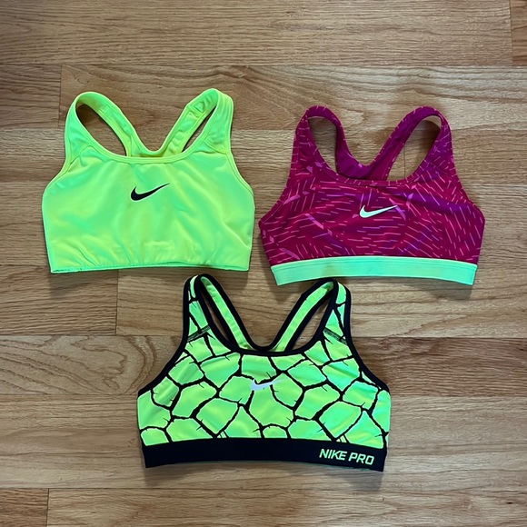 Nike Other - 3 Nike sports bras.